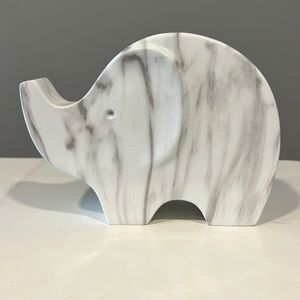 Marble Print Decorative Elephant
